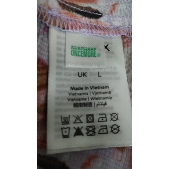 Lindex Smocked Long Sleeve in Floral Breeze womens size M/L - Picture 10 of 11